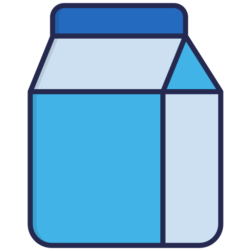 Milk Generic Outline Color icon