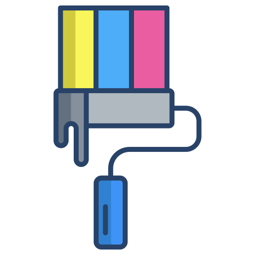 Paint roll free icon
