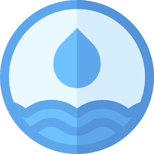 Water Basic Straight Flat icon