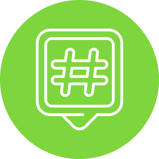 Hashtags icono gratis