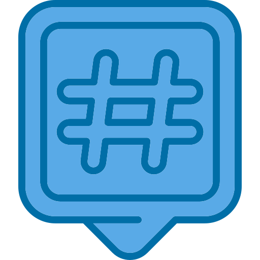 Hashtags icono gratis