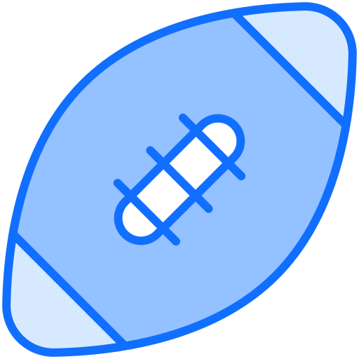 Rugby ball free icon