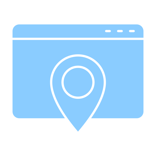 mapa móvil icono gratis