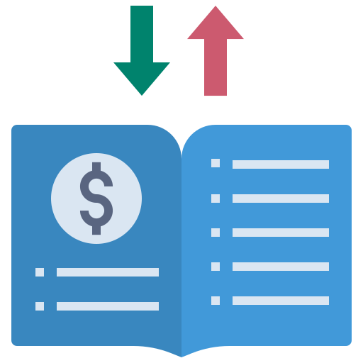 libro mayor icono gratis