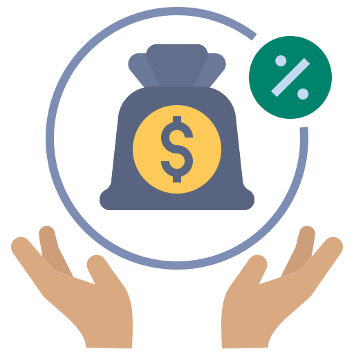 préstamo icono gratis