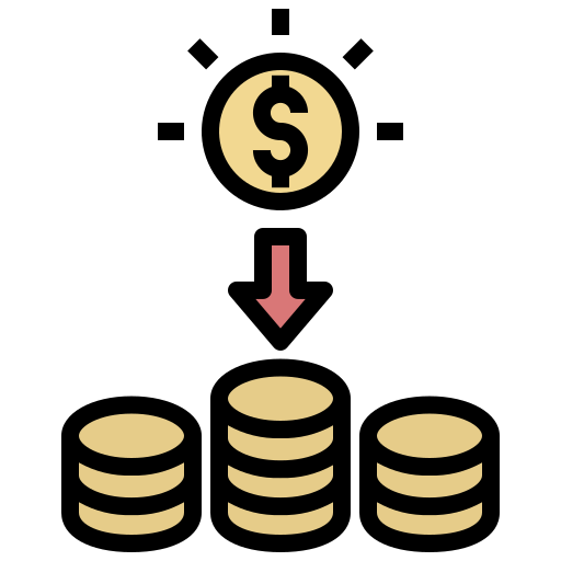 ingresos icono gratis
