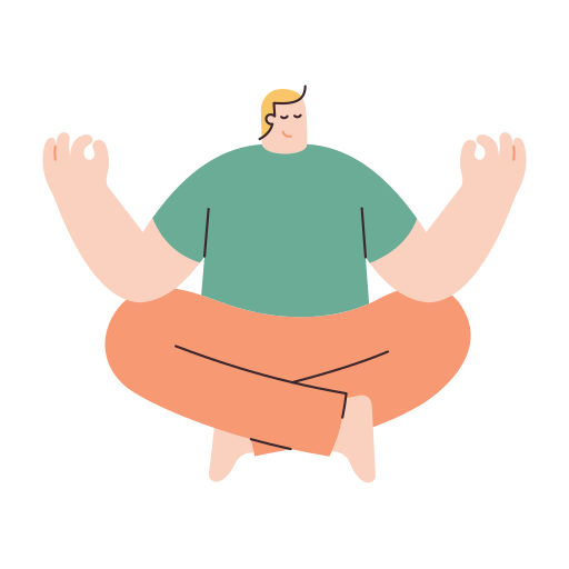 meditando icono gratis