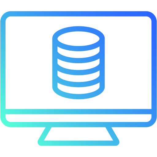 Database usage Generic Gradient icon