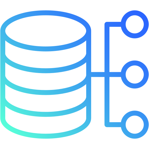gestión de base de datos icono gratis
