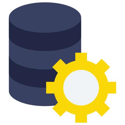 gestión de base de datos icono gratis