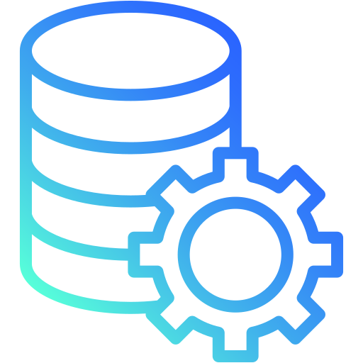 gestión de base de datos icono gratis