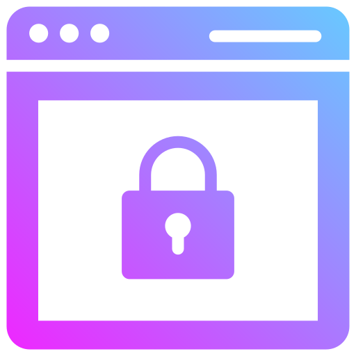 seguridad web icono gratis