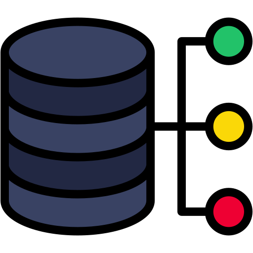 gestión de base de datos icono gratis