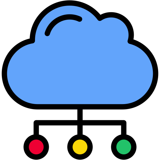 servidor en la nube icono gratis