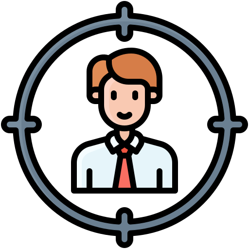 búsqueda de talentos icono gratis