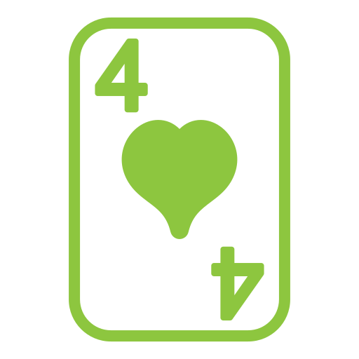 Four of hearts free icon Four of hearts free icon