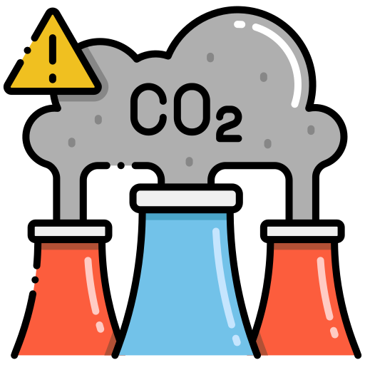 CO2 Generic Outline Color icon