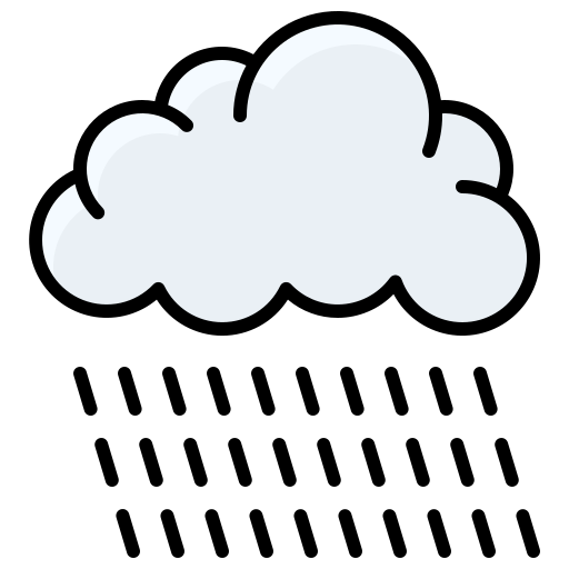 Rain Generic Outline Color Icon