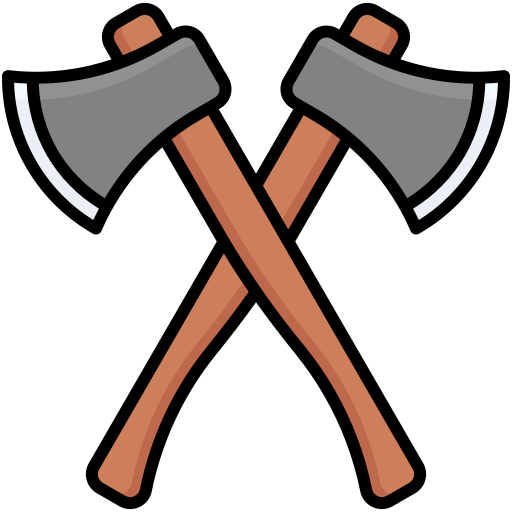 Axe Generic Outline Color icon