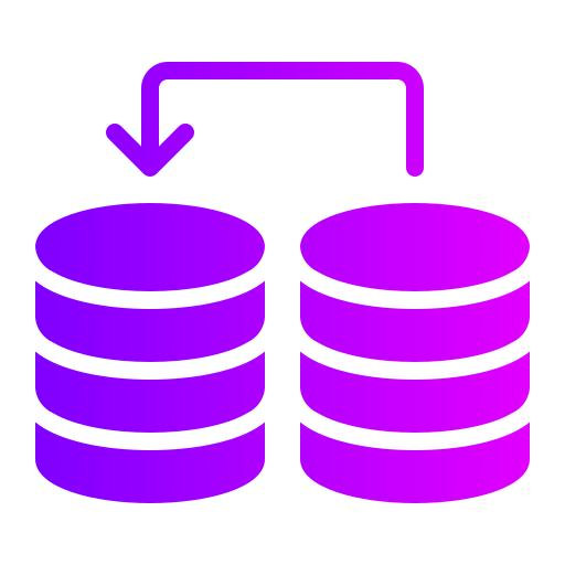 transferencia de datos icono gratis