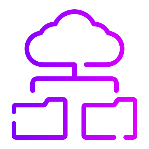 Cloud storage free icon