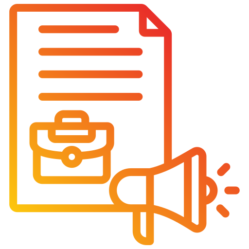 job promotion icono gratis