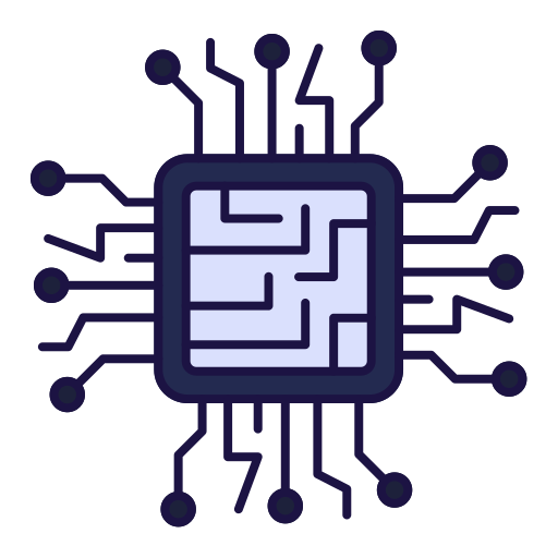 Processor Generic Outline Color Icon