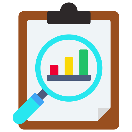 Analysis paralysis flat icon Royalty Free Vector Image