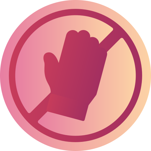 detener la violencia icono gratis