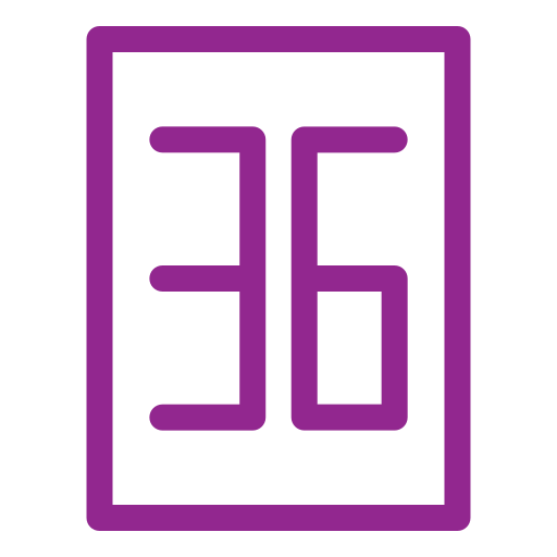 trente-six Icône gratuit