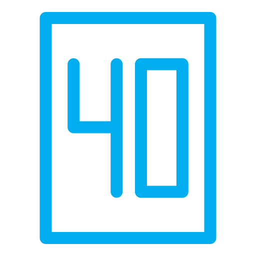 Forty free icon