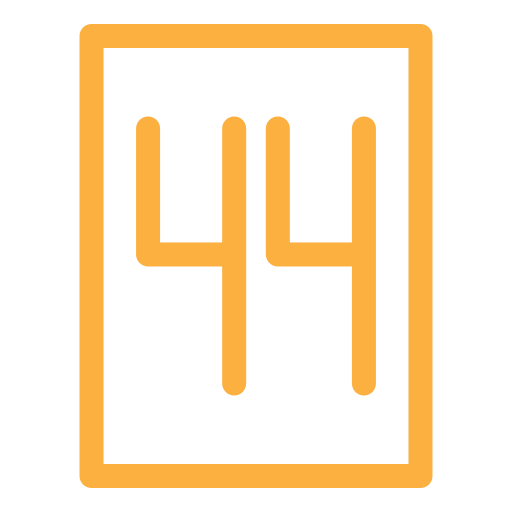 Forty four free icon