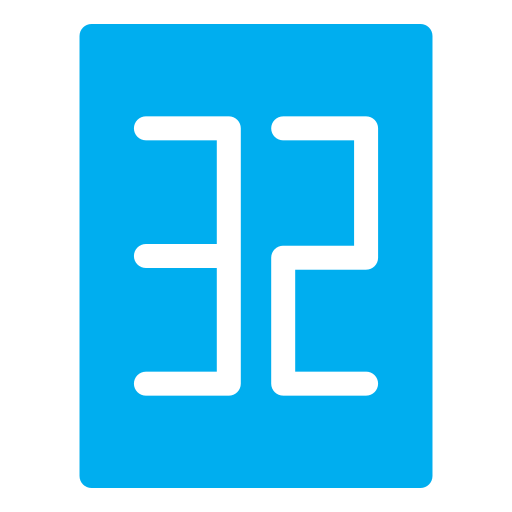 Thirty two free icon