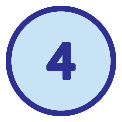 Four Generic Blue icon