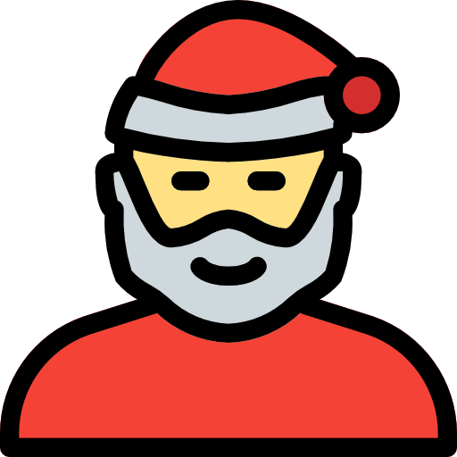 papá noel icono gratis