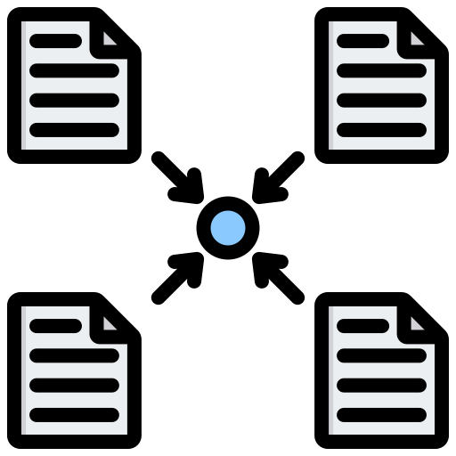 Data collecting - Free files and folders icons