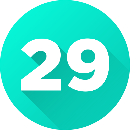 Twenty nine free icon Twenty nine free icon