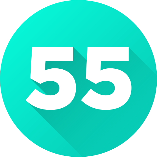 Fifty five free icon