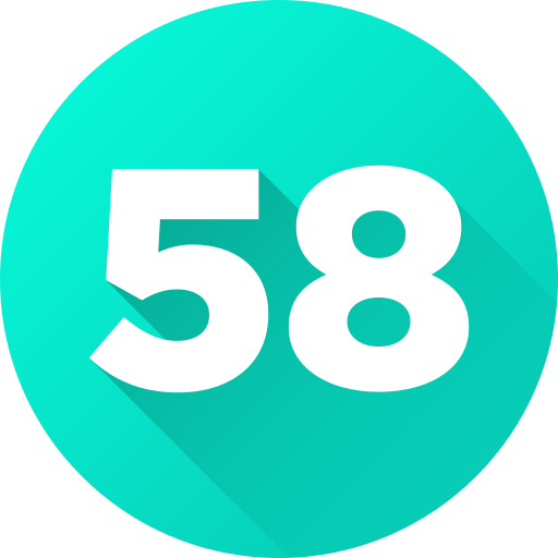 Fifty eight free icon Fifty eight free icon
