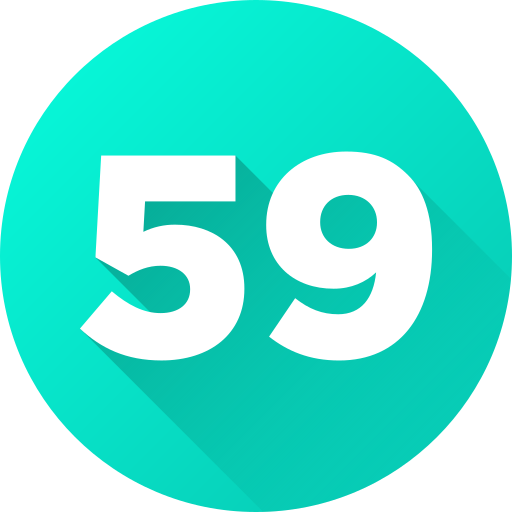 Fifty nine free icon Fifty nine free icon