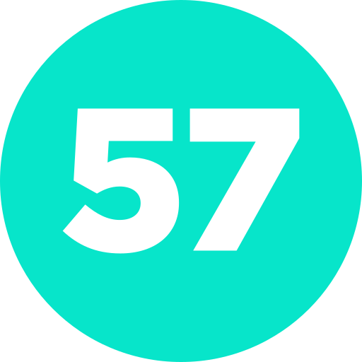 Fifty seven Generic Flat icon