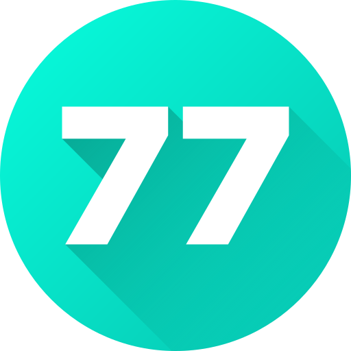 77 Icône gratuit 77 Icône gratuit