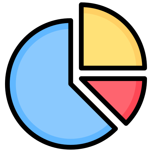 Market share Generic Outline Color icon