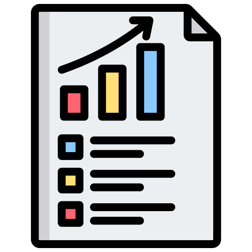 Business report Generic Outline Color icon