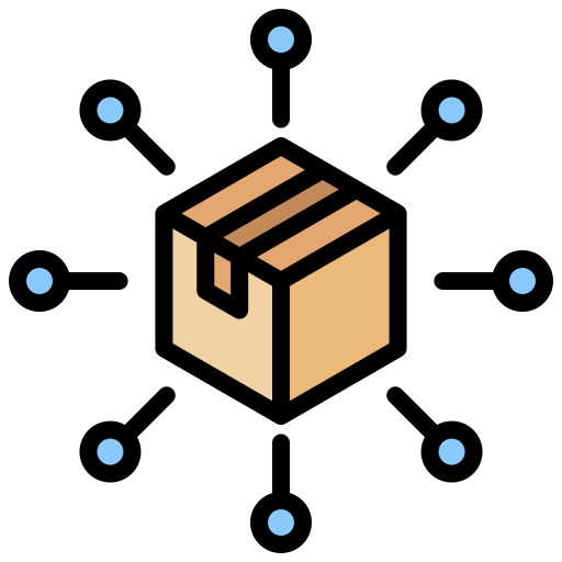 Distribution center Generic Outline Color icon