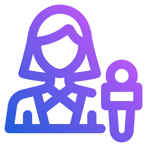 reportero icono gratis