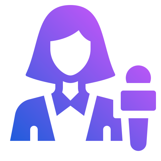 reportero icono gratis