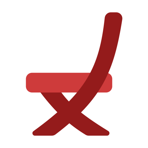 chaise pliante Icône gratuit