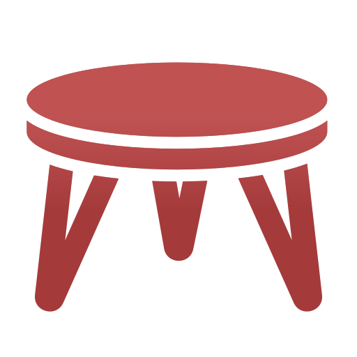 Round table free icon