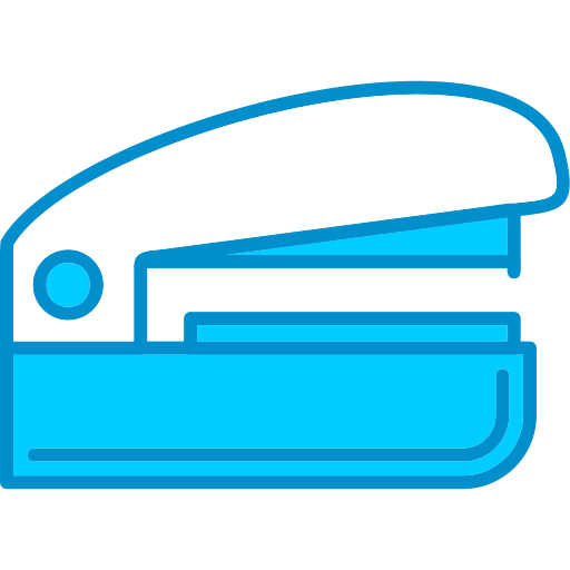 Stapler Generic Blue icon